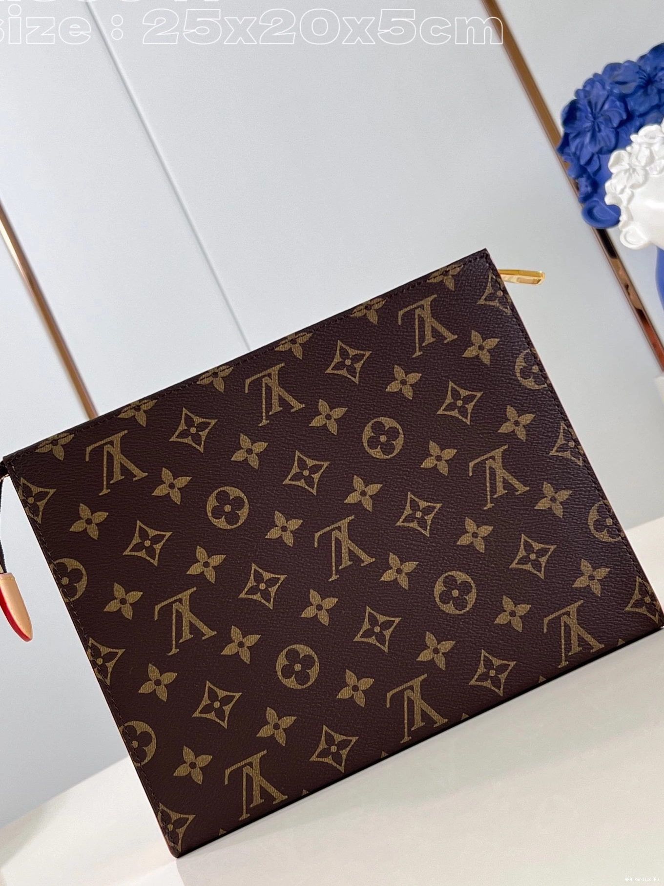 AAA Replica Ru VUITTON Toilette-25*20*5.5cm Poche LOUIS 0712